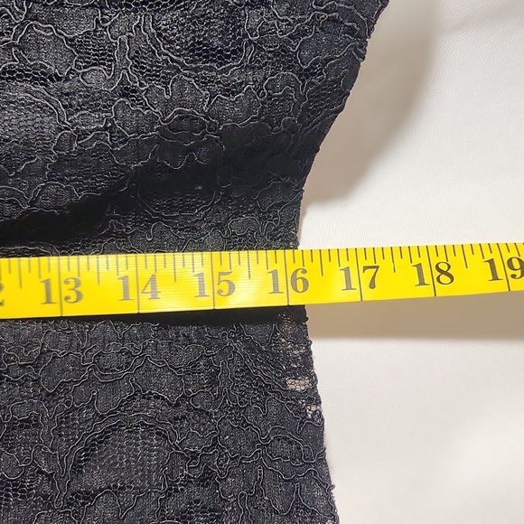 Black Lace mini skirt size 10 by Express - Picture 13 of 14